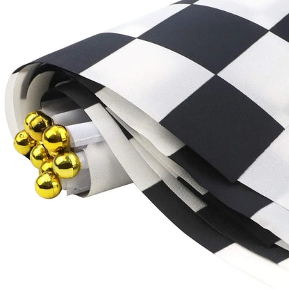 Racing Black White Checkered Flag