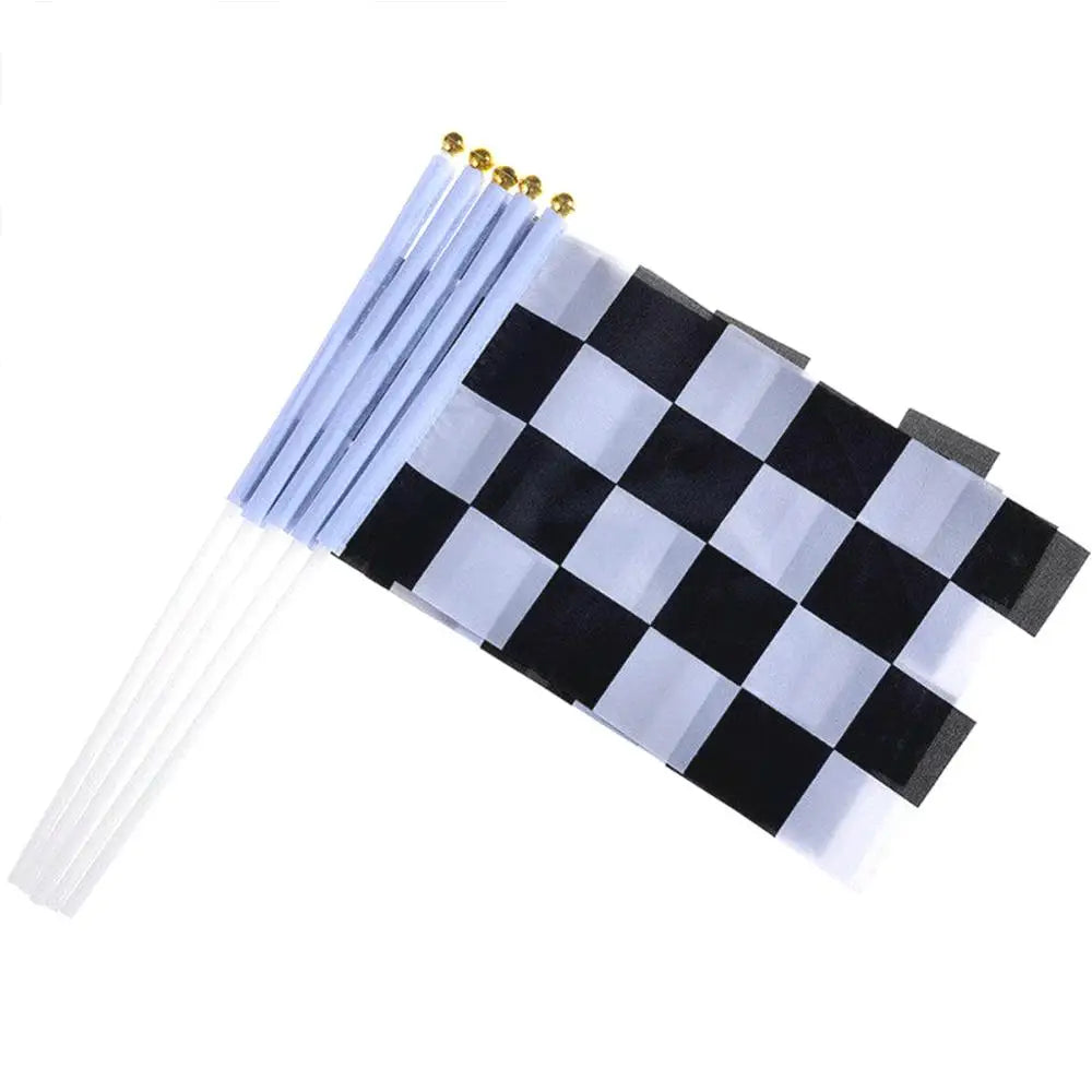 Racing Black White Checkered Flag