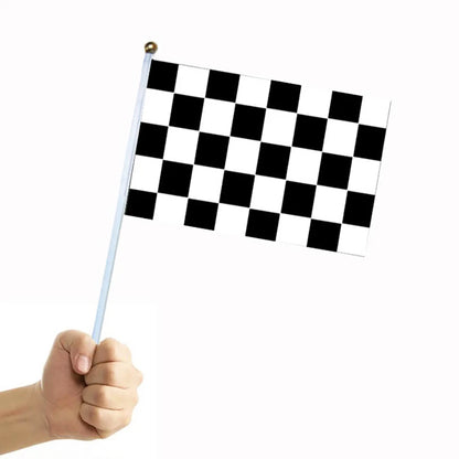 Racing Black White Checkered Flag