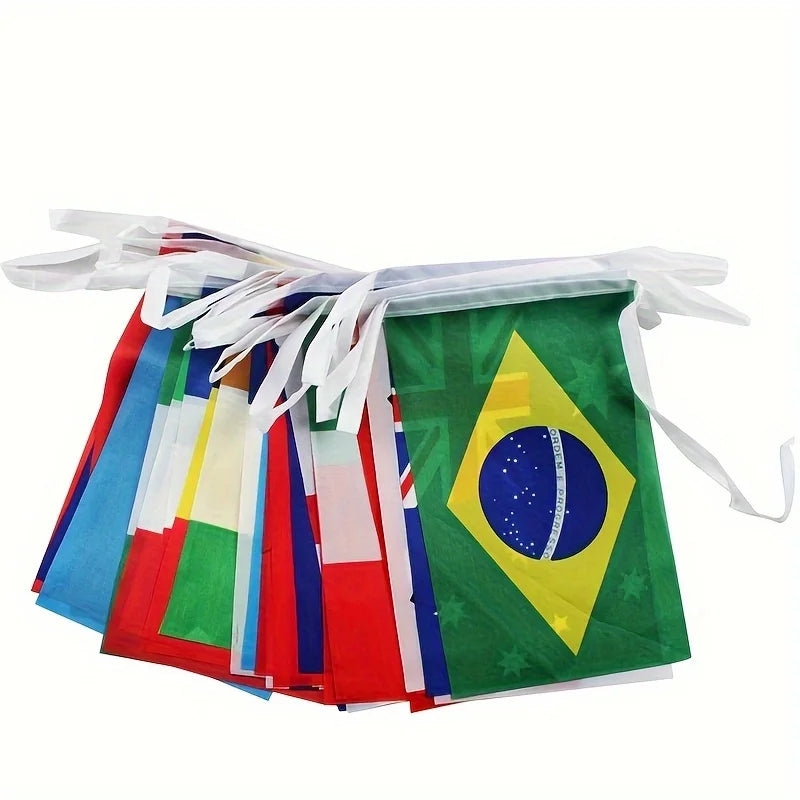 32 Countries String Flags Set