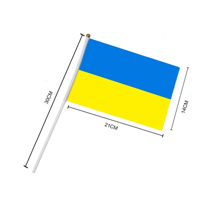 Hand Waving Flags Set