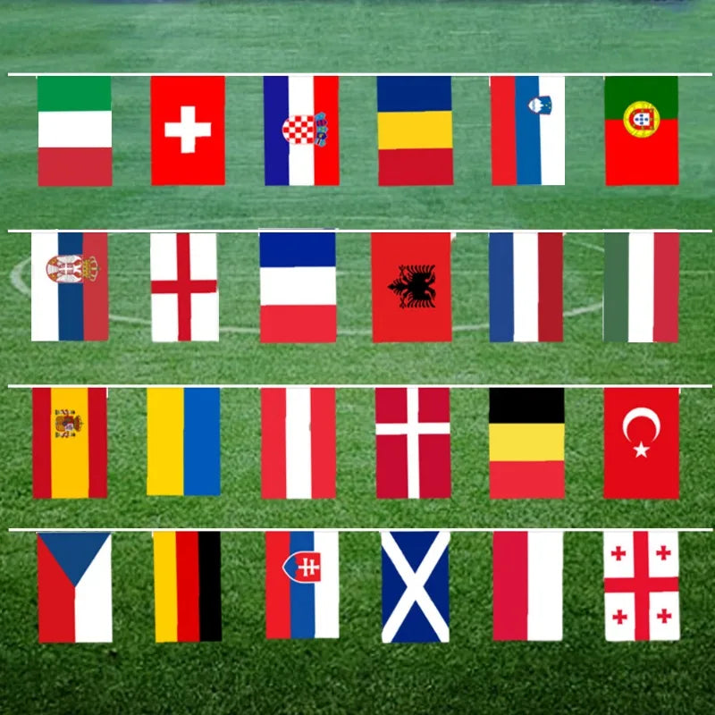 Europe Countries Flag Bunting