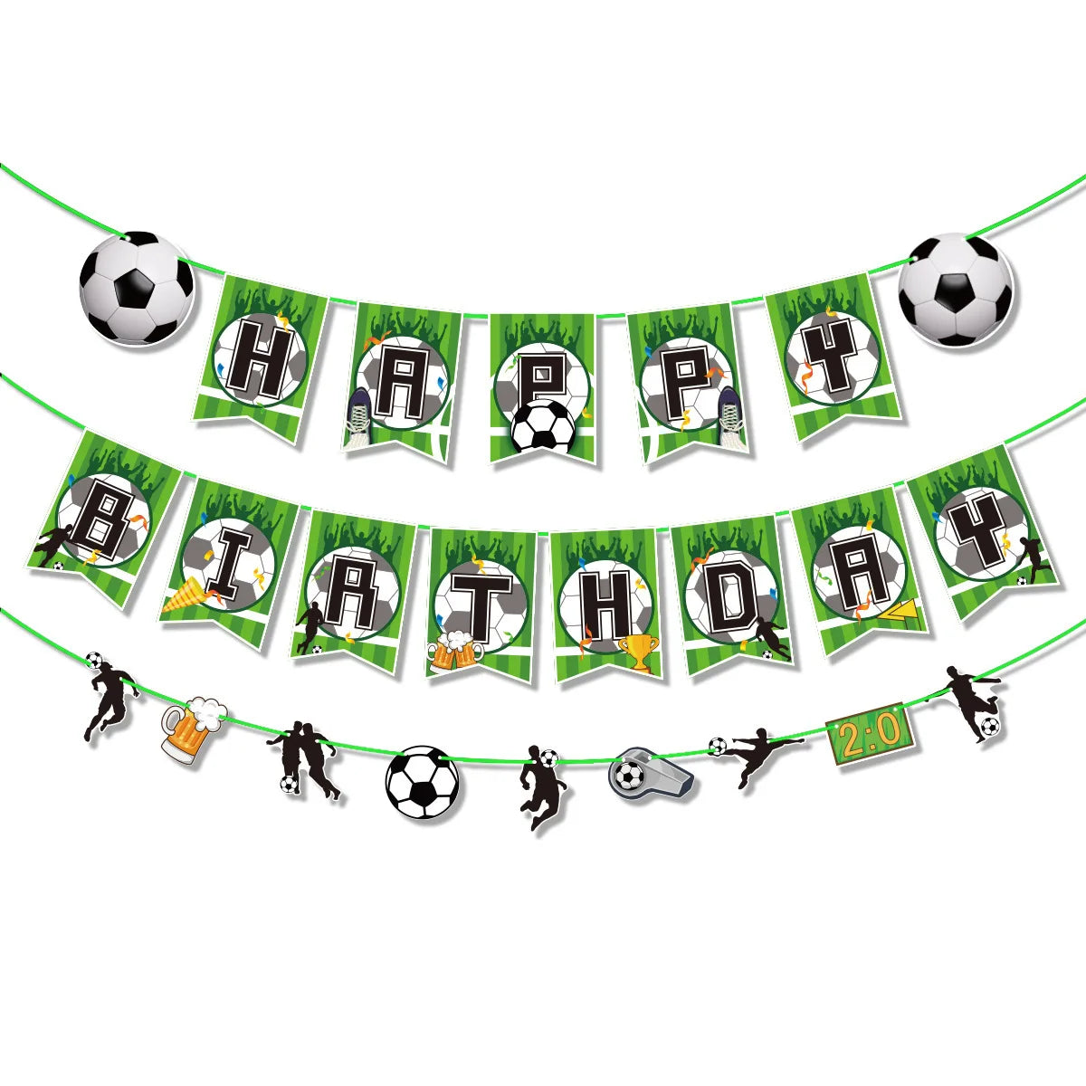 Football Sports Theme Party Banner