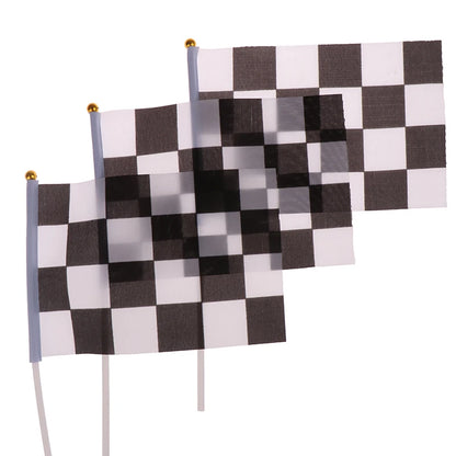 Black And White Racing Flags