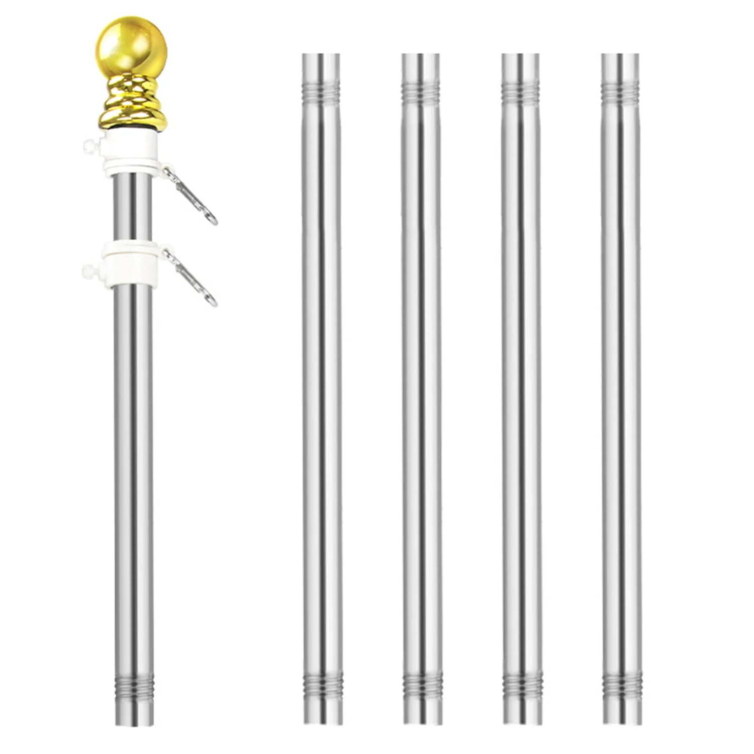 6 FT Stainless Steel Flagpole