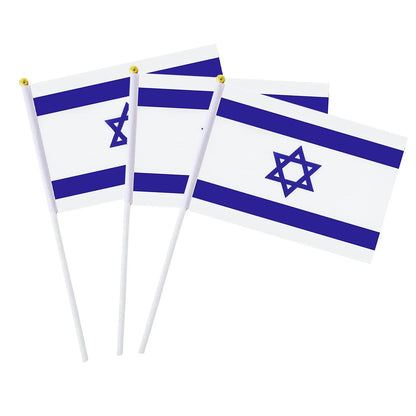 Small Hand Waving Flags of Israel