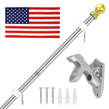 6 FT Stainless Steel Flagpole