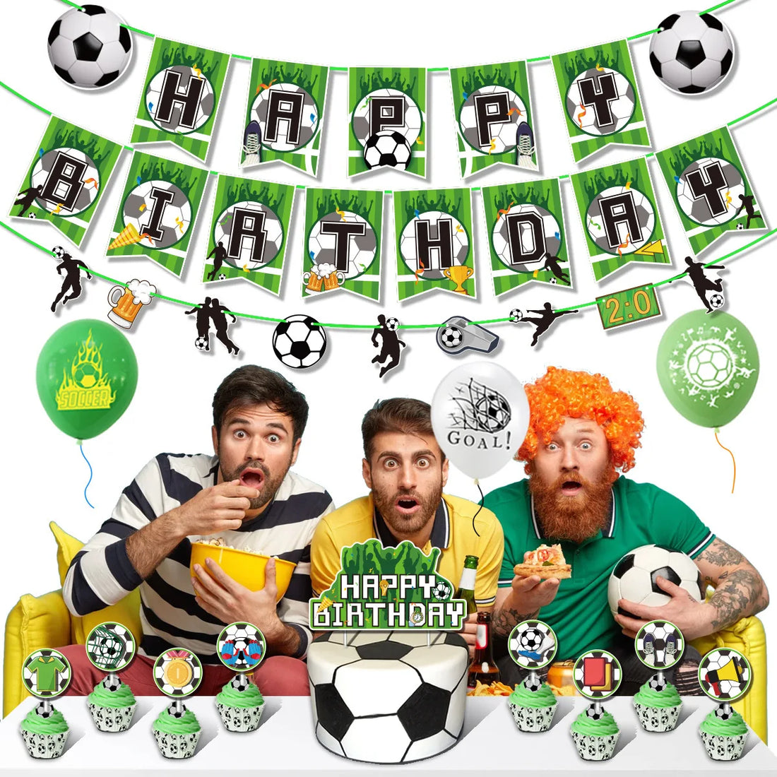 Football Sports Theme Party Banner